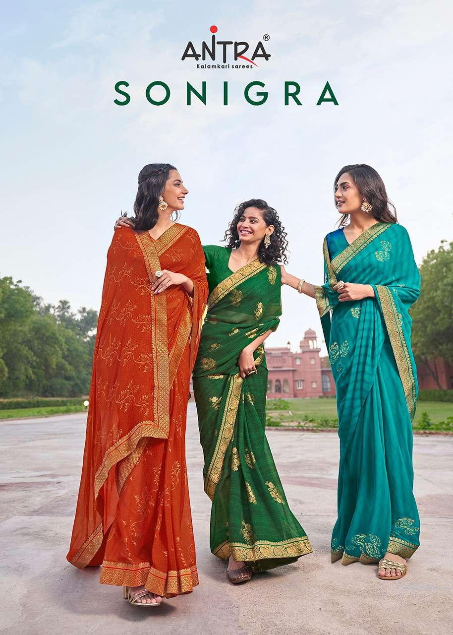 Buy Sonigra Antra Online Wholesale Designer Georgette Saree